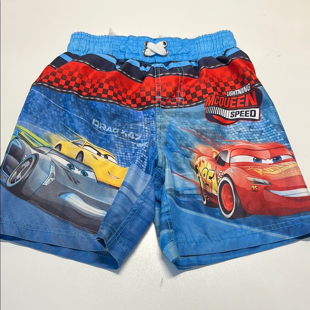 Disney Cars Blue and Red Racing Shorts